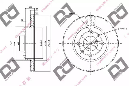 Тормозной диск DJ PARTS BD1060